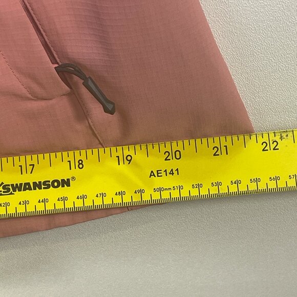 OTU Women's MCM Outdoor Hooded Windbreaker Jacket Small Pink Waterproof Shell - Picture 12 of 12